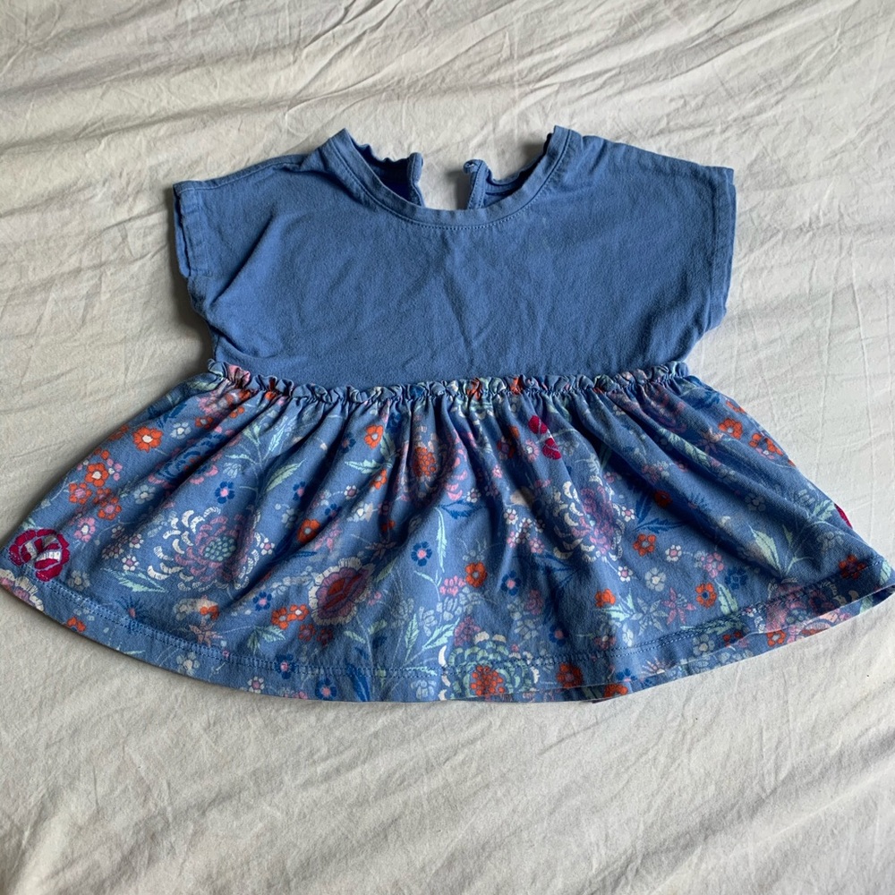 Blue floral dress 🌱🦚🌱